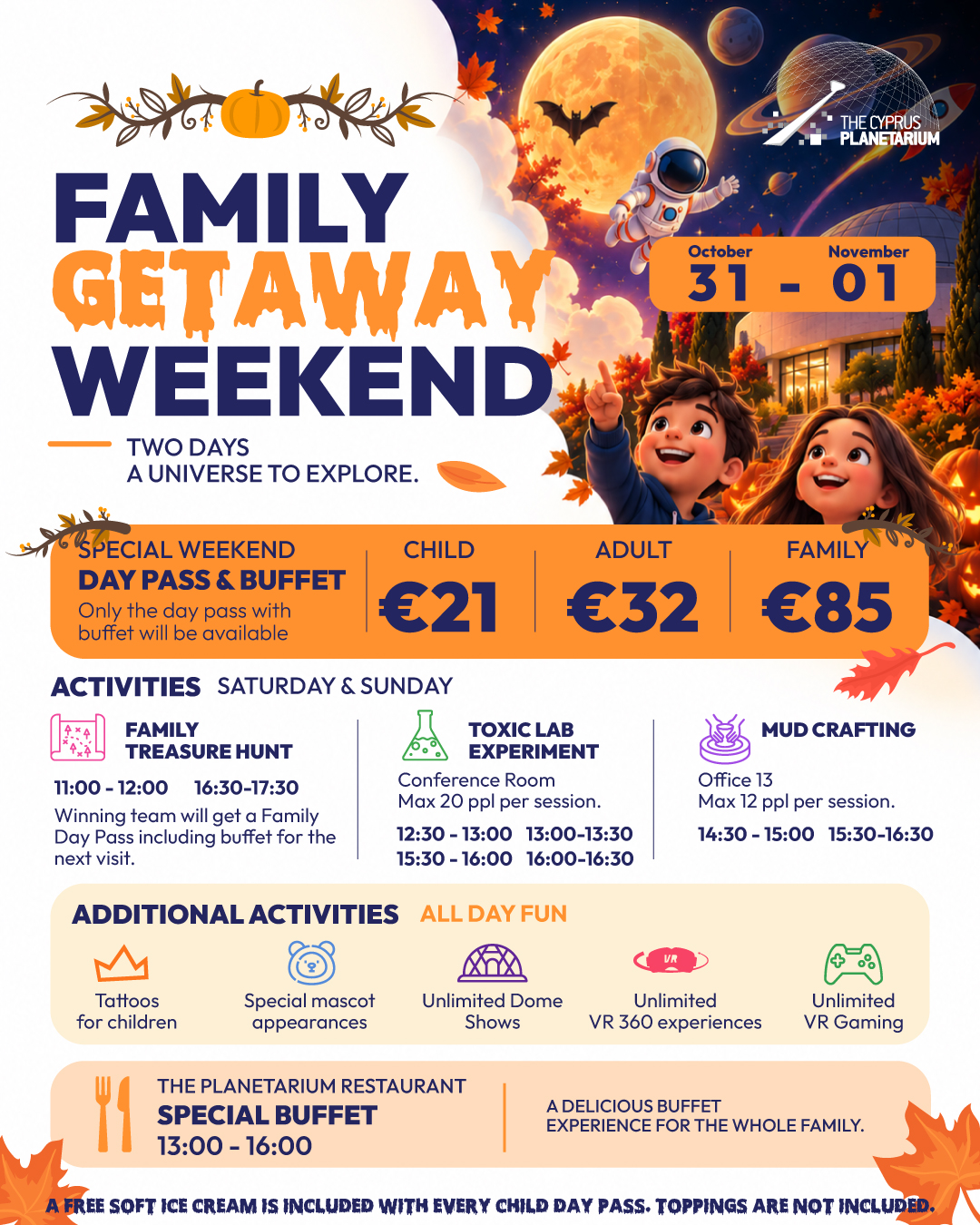 Halloween Family Getaway Weekend — official cover poster