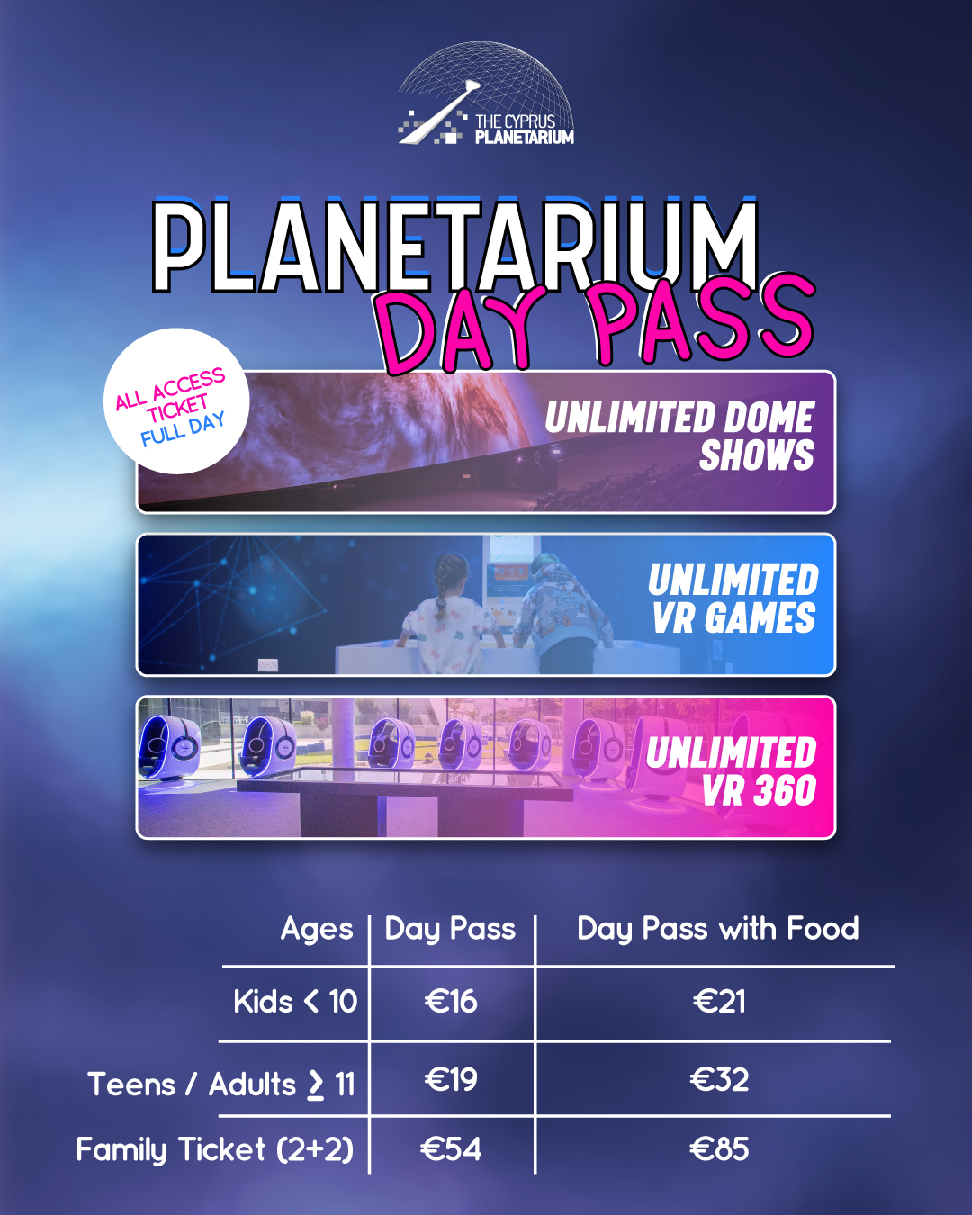 Planetarium Day Pass — official cover poster