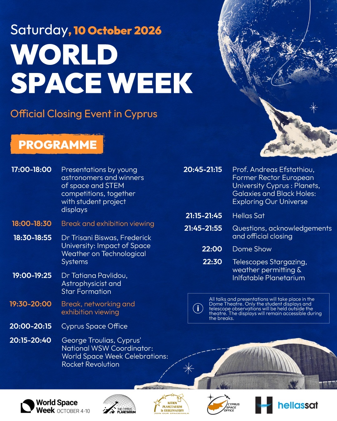World Space Week 2026 – Cyprus Official Closing Event — show cover